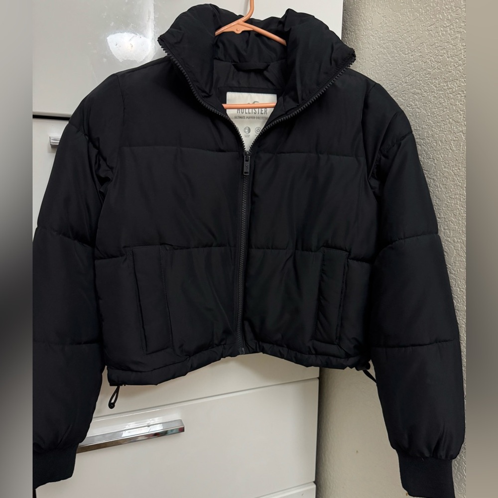 Hollister Black Puffer Jacket